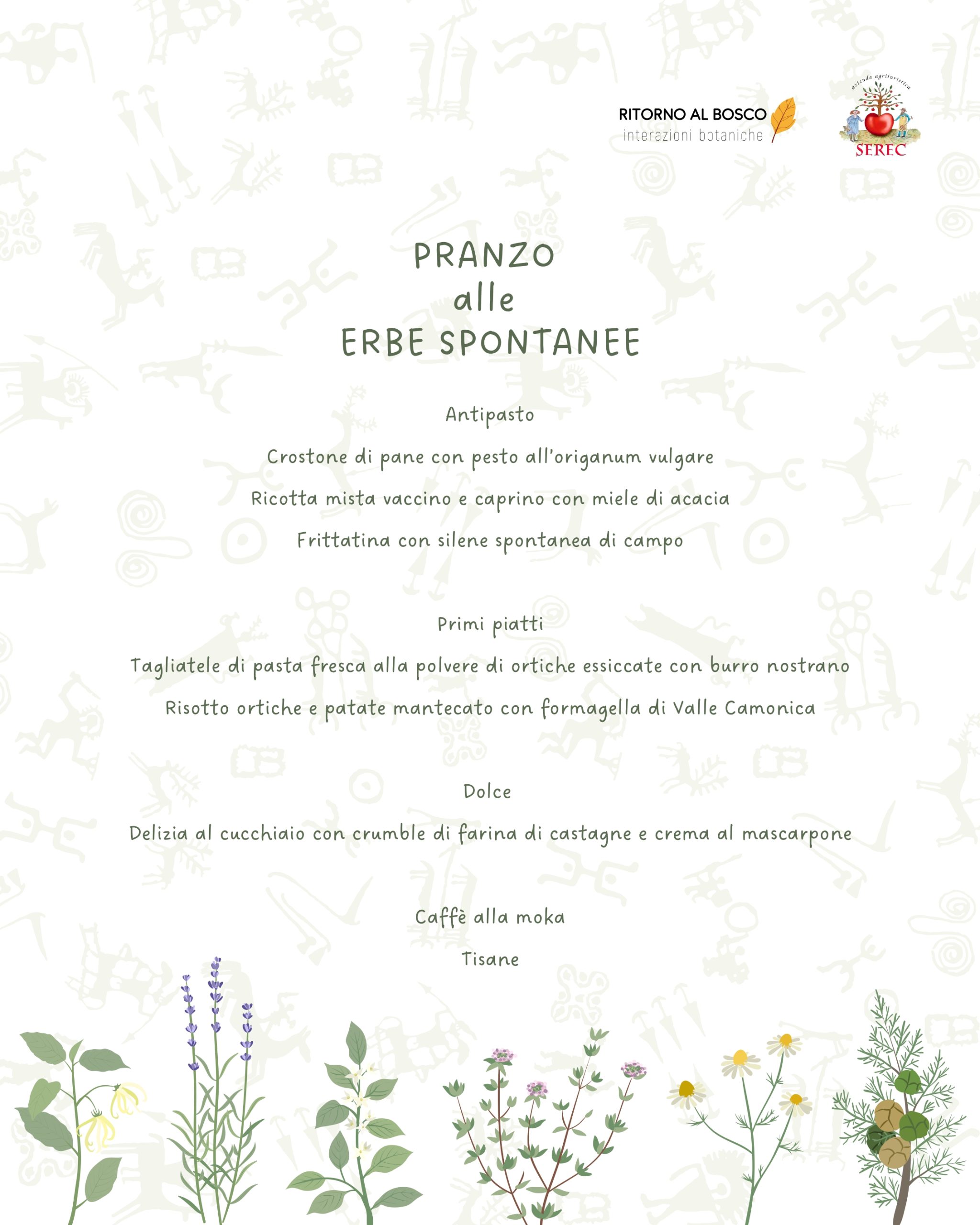 menu agriturismo serec